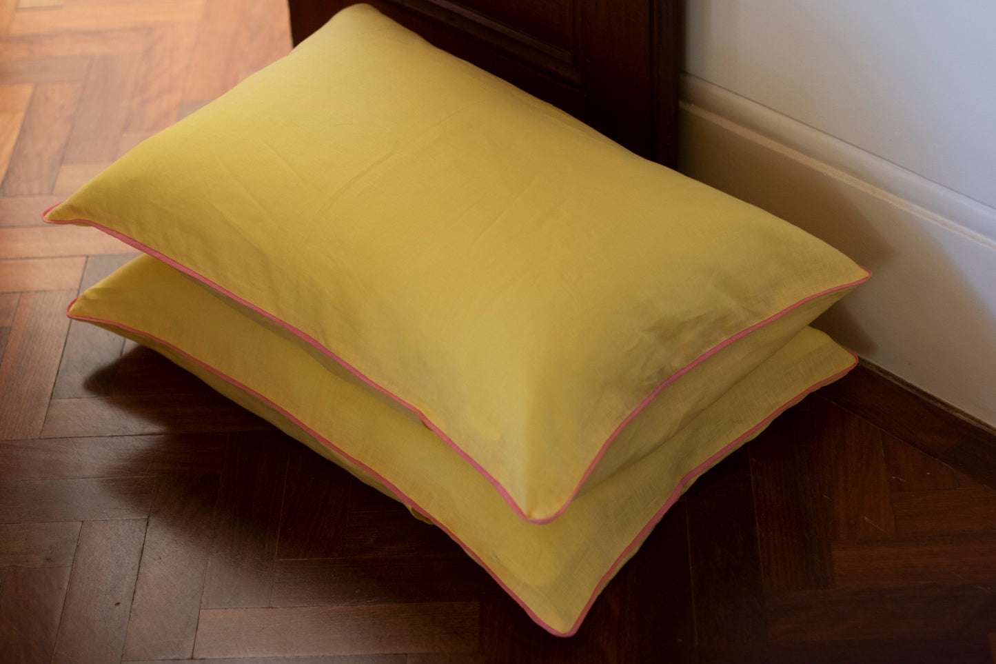 Baby Pink on Lemon